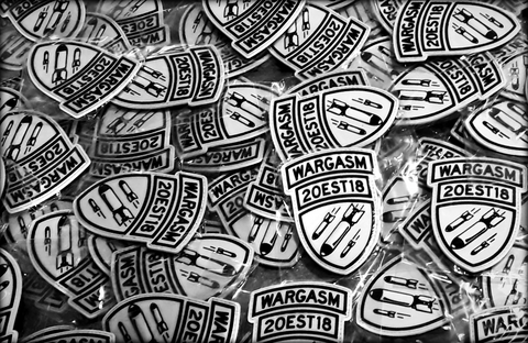 WARGASM, Wargasm Clothing, PVC Patch, Tactical Patch, Patch Collection, Warheads on Foreheads, Dropping Bombs, Cool Velcro Patches, Velcro Patch, Military Patch, Tactical, Tacticool, Veteran Owned, Combat Veteran, Uniform Patch